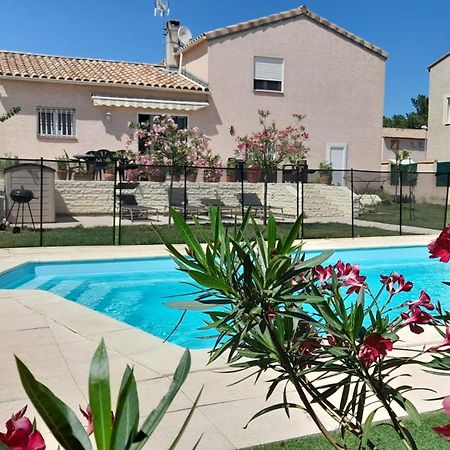 Villa Avec Plage A Pied Et Grande Piscine Sainte-Marie-la-Mer Exterior foto